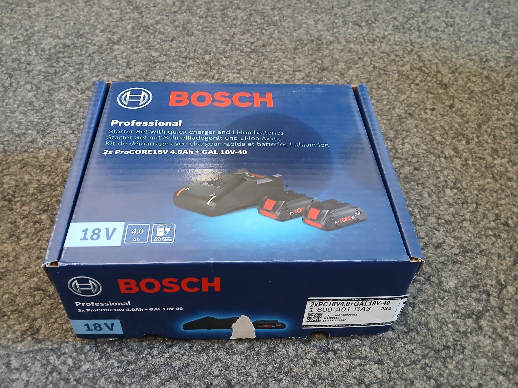 Bosch Caricatori & Batterie: Bosch Akku ProCore 18V 4.0 Ah Basisset Nr.1 – Nuovo (secondo la descrizione) da Reiden venduto da mja_2bsk