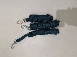 3 Führstricke tannengrün