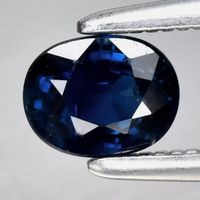 Vrai 0.48ct Natur Saphir Edelstein aus Thailand Blau