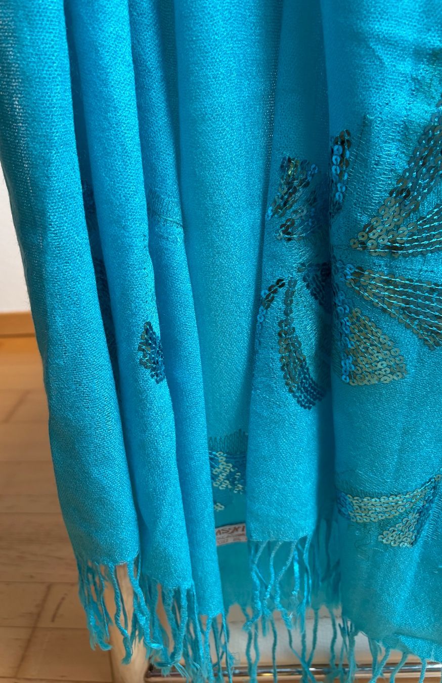 Foulards, Tücher & Schals: Kaschmir / Seide Pashmina – Gebraucht aus Unterägeri von Jutka_04 3