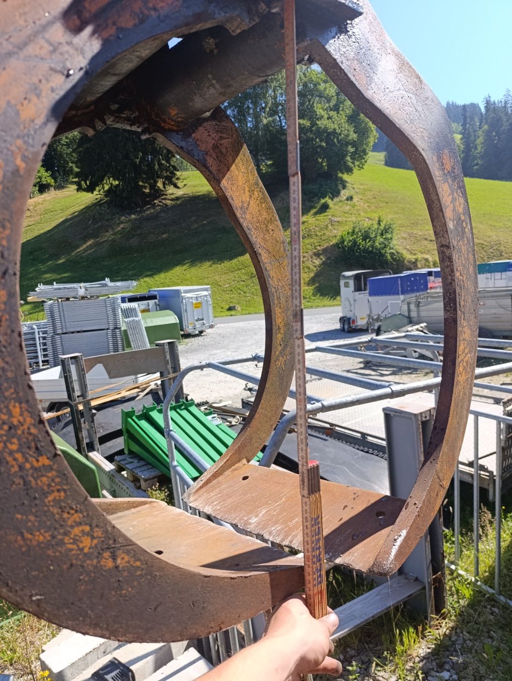 Pinze: Holzgreifer Holzzange O&K Radbagger – Usato da schangnau venduto da kobeli1 3