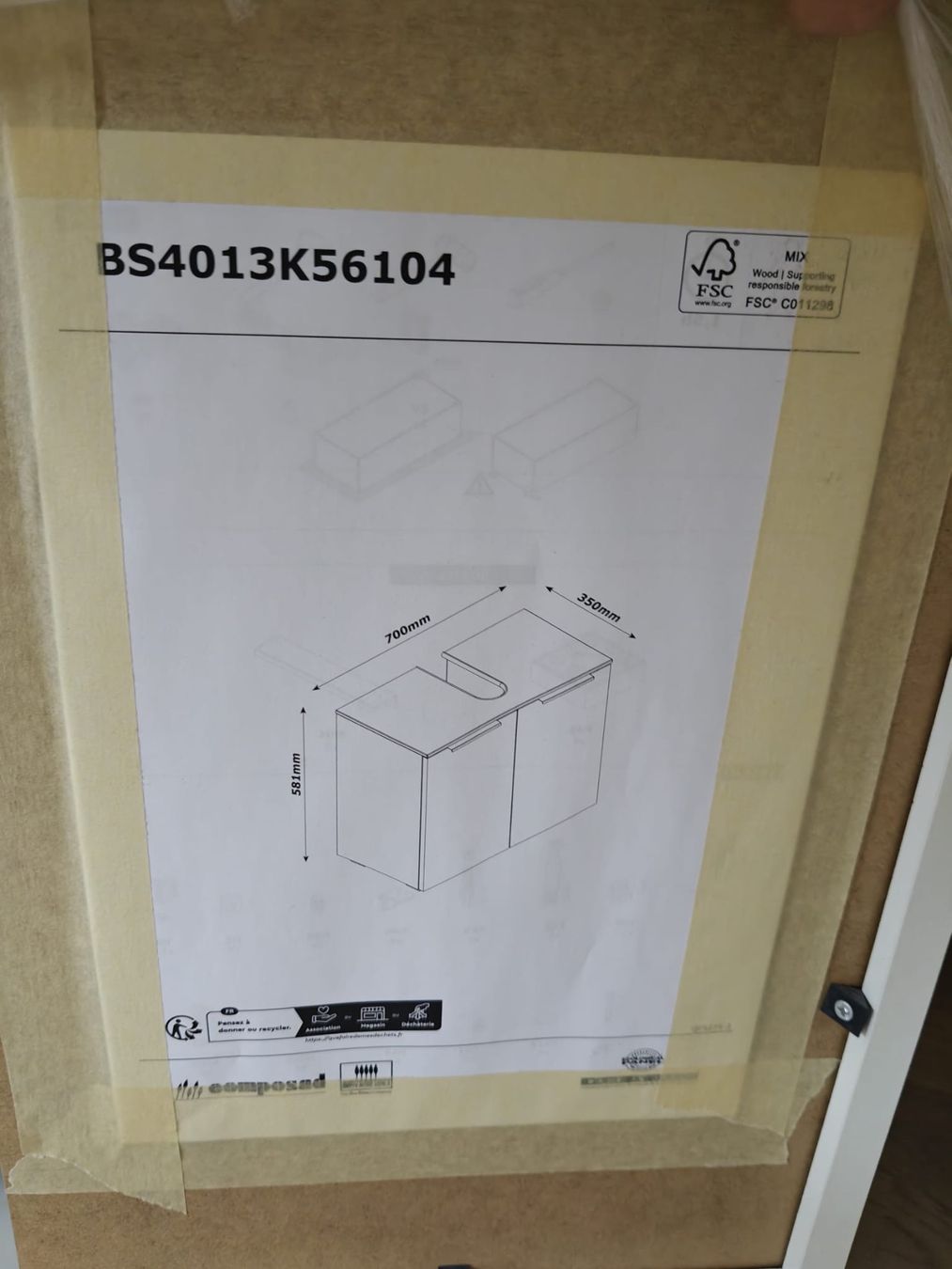 Livique Mobili per bagno: Lavabo Unterschrank – Usato da Wädenswil venduto da dan_w5nc 2