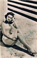 Margit Nünke 1930-2015 Autogramm signiert Vintage Foto 9x14c