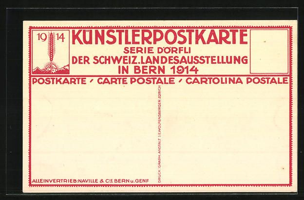 Cartoline postali: Bern, Schweizerische Landes-Ausstellung  – Usato da Berlin venduto da bartko-reher 1