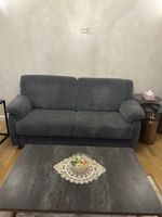 Pannesamt Stoff Sofa 3+2er