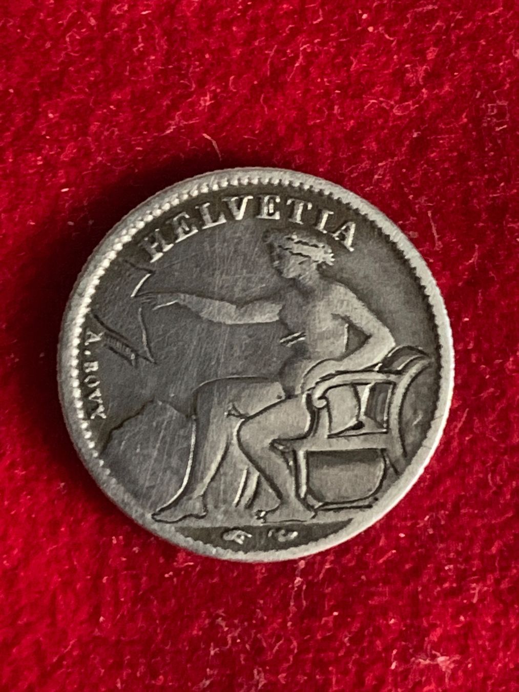 1/2 Franc 1851 Bern - REGRAVURE SATYRIQUE - SS / TTB - RARE (D'occasion ...