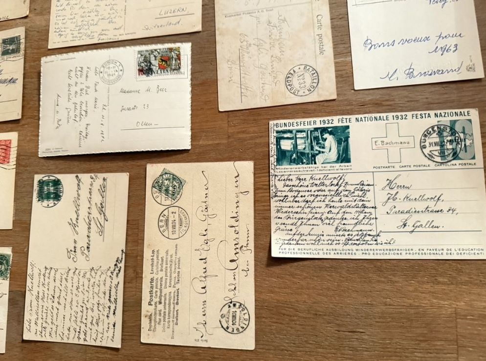 Cartoline postali: Konvolut alte Ansichtskarten diverse Motive  – Usato da Goldach venduto da Donpancho 8