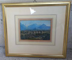 antiker Stich Interlaken