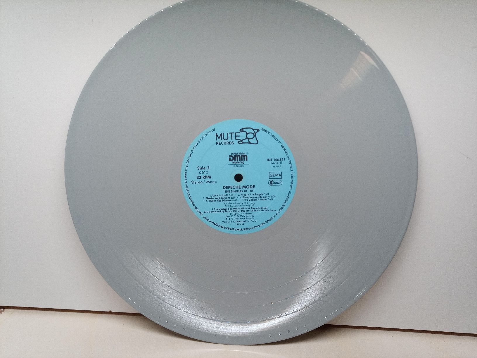 Dischi in vinile: Depeche Mode "The Singles 81-85" Graue Vinyl-LP 1985 – Usato da basel venduto da markusb07 8