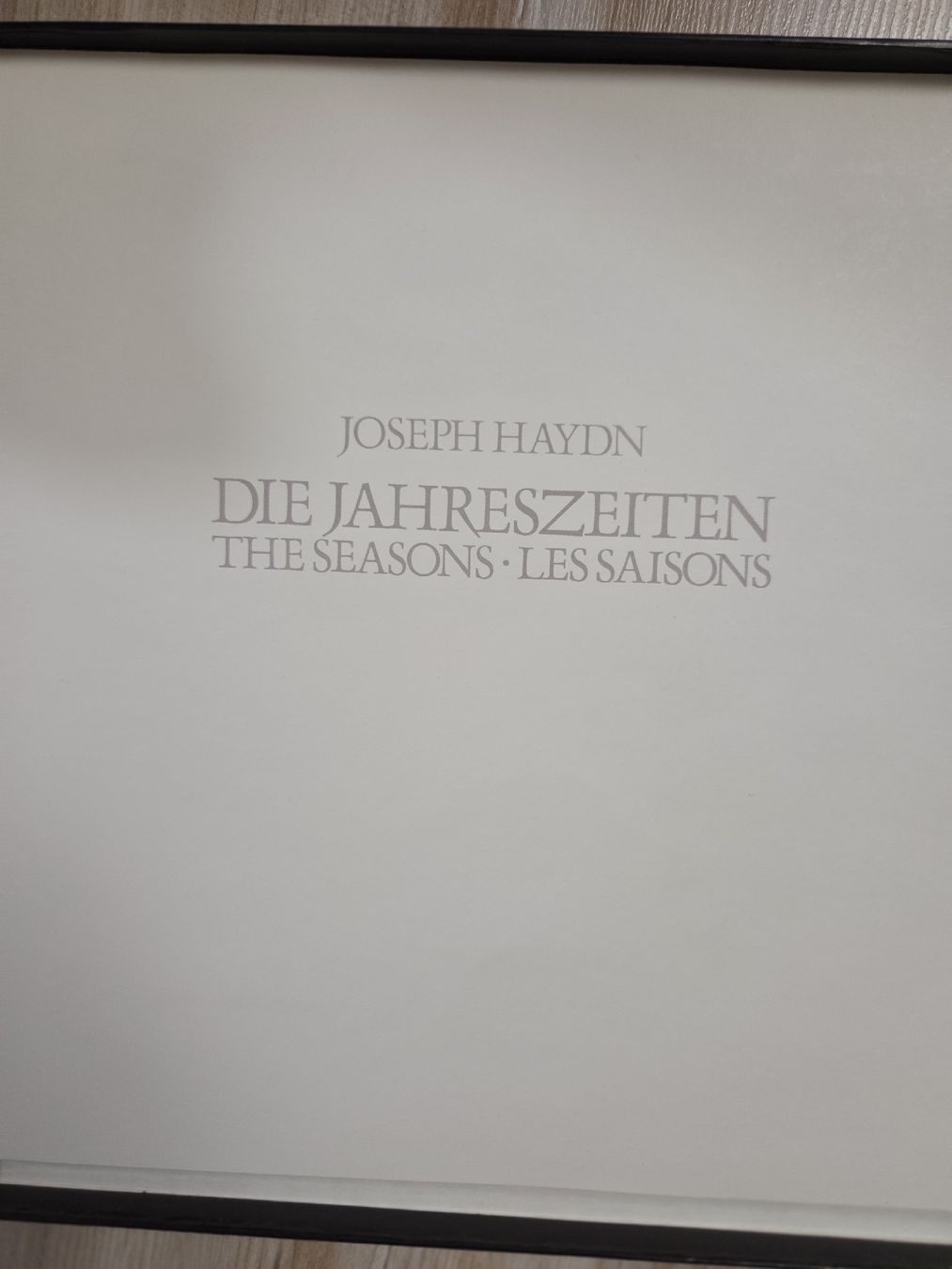 Dischi in vinile: Joseph Haydn - Die Jahreszeiten – Usato da Jegenstorf venduto da AloeVera19 1