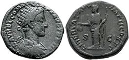 COMMODUS bronze Dupondius (178 AD)