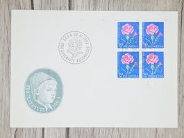 CL13 Enveloppe + Timbre Suisse 1963