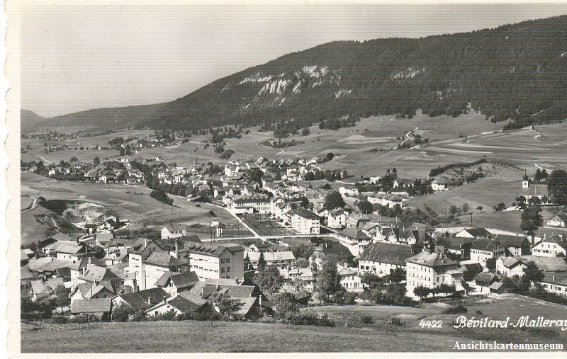 Cartoline postali: Bévilard-Malleray + 1953 – Usato da Emmenbrücke venduto da teestube