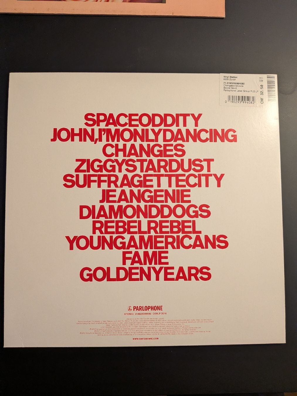 Dischi in vinile: David Bowie Changes One LP – Nuovo (secondo la descrizione) da Zürich venduto da handofgod 1