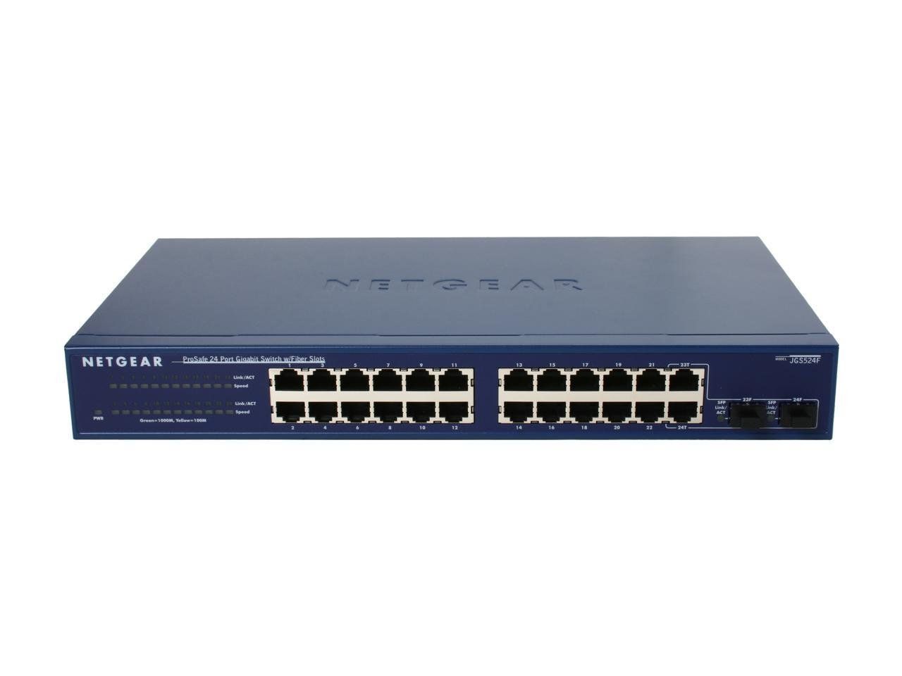 Netgear Hub & Switch: NETGEAR ProSafe 24x Switch JGS524F 2xSFP – Usato da Meggen venduto da IT-Experte 2