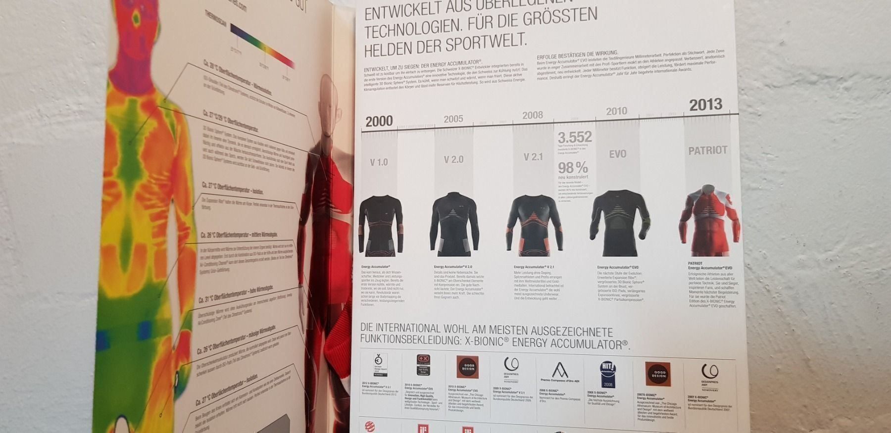 X-bionic Biancheria intima: FUNKTIONUNTERWÄSCHE X-BIONIC PATRIOT XS – Nuovo e nell'imballaggio originale da Kilchberg ZH venduto da boanse 6
