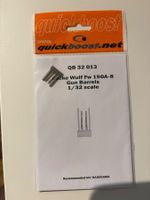 1/32 FW 190A-8 GUN BARRELS FÜR HASEGAWA