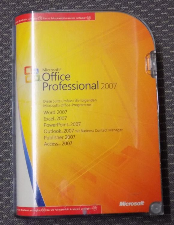 Microsoft Office Professional 2007 | Kaufen auf Ricardo