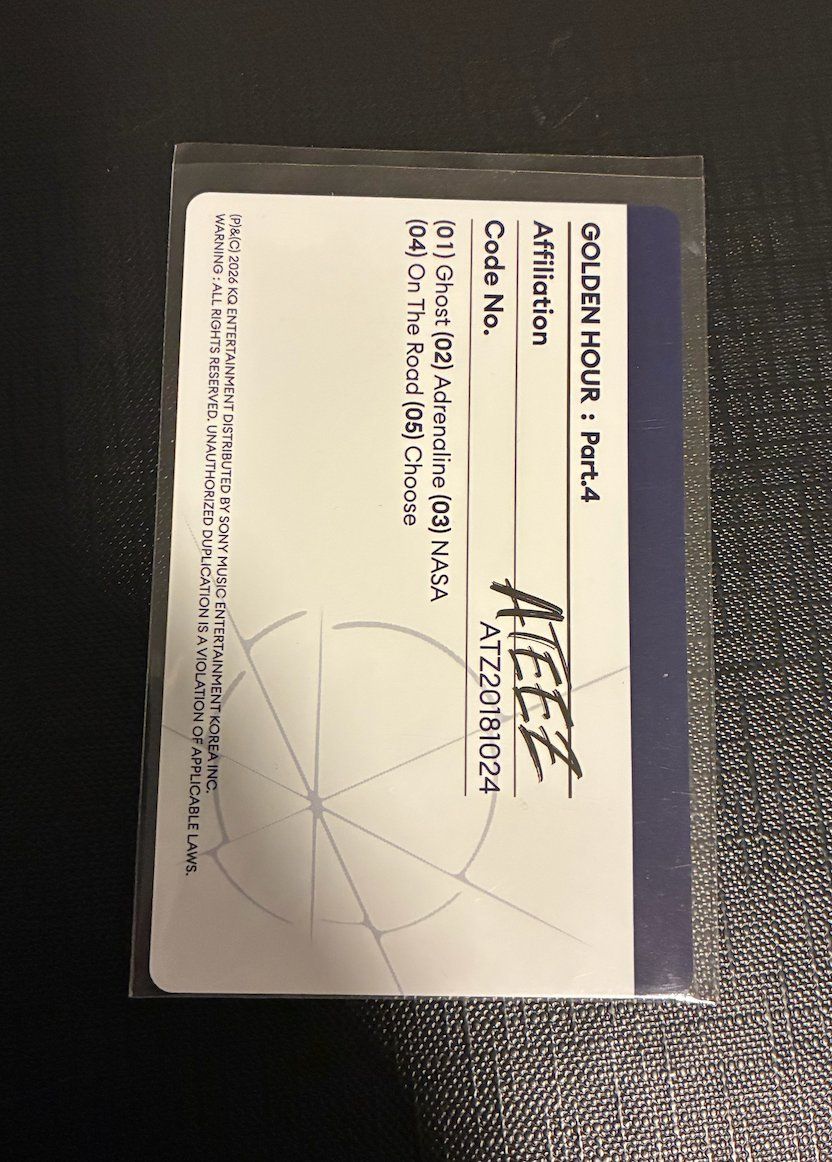Sammelbilder & Trading cards: ATEEZ - Hongjoong – Gebraucht aus Uster von ali_mp6n 1