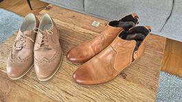 Elegante Echtleder-Schuhe Gr. 38, Neuwertig