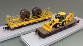 DB 2x Kls Gleisbau -Fahrleitungbauwg  * 2x Kls Service voies