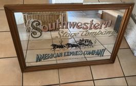 Specchio da parete Southwestern Stage Company con cornice