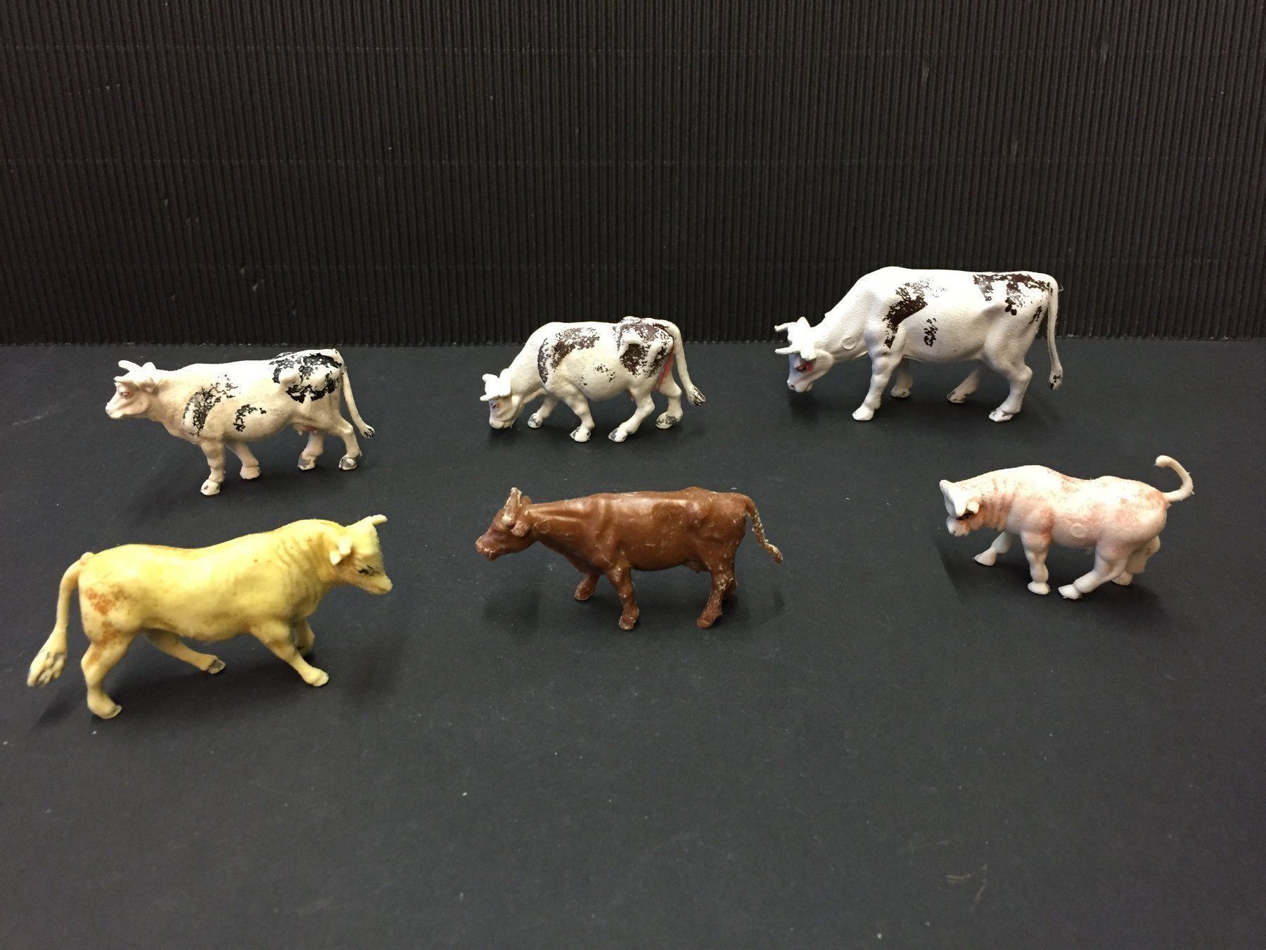 Figuren: 3 Kuh + 3 Ochse Figuren – Gebraucht aus Schaffhausen von vintageville 1