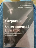 Corporate and Governmental Deviance