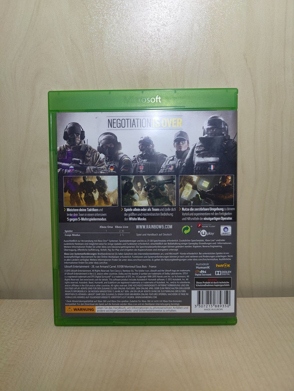 Microsoft Jeux: Rainbow Six Siege Xbox One – D'occasion à Sulgen par WhiteWolf3 1