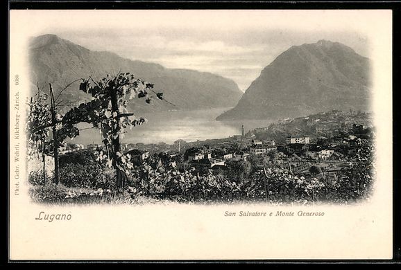Ansichtskarten: Lugano, San Salvatore e Monte Generoso – Gebraucht aus Berlin von bartko-reher