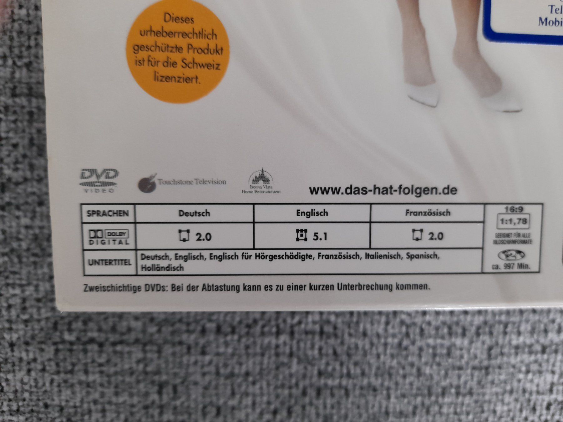 Alle DVDs: DESPERATE HOUSEWIVES STAFFEL 1 - 8 ORIGINAL - VERSION – Gebraucht aus Aesch BL von Burschi59 3
