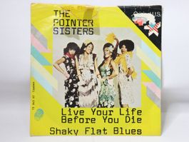 Vinyl Single Pointer Sisters Live Your Life Before Jukebox