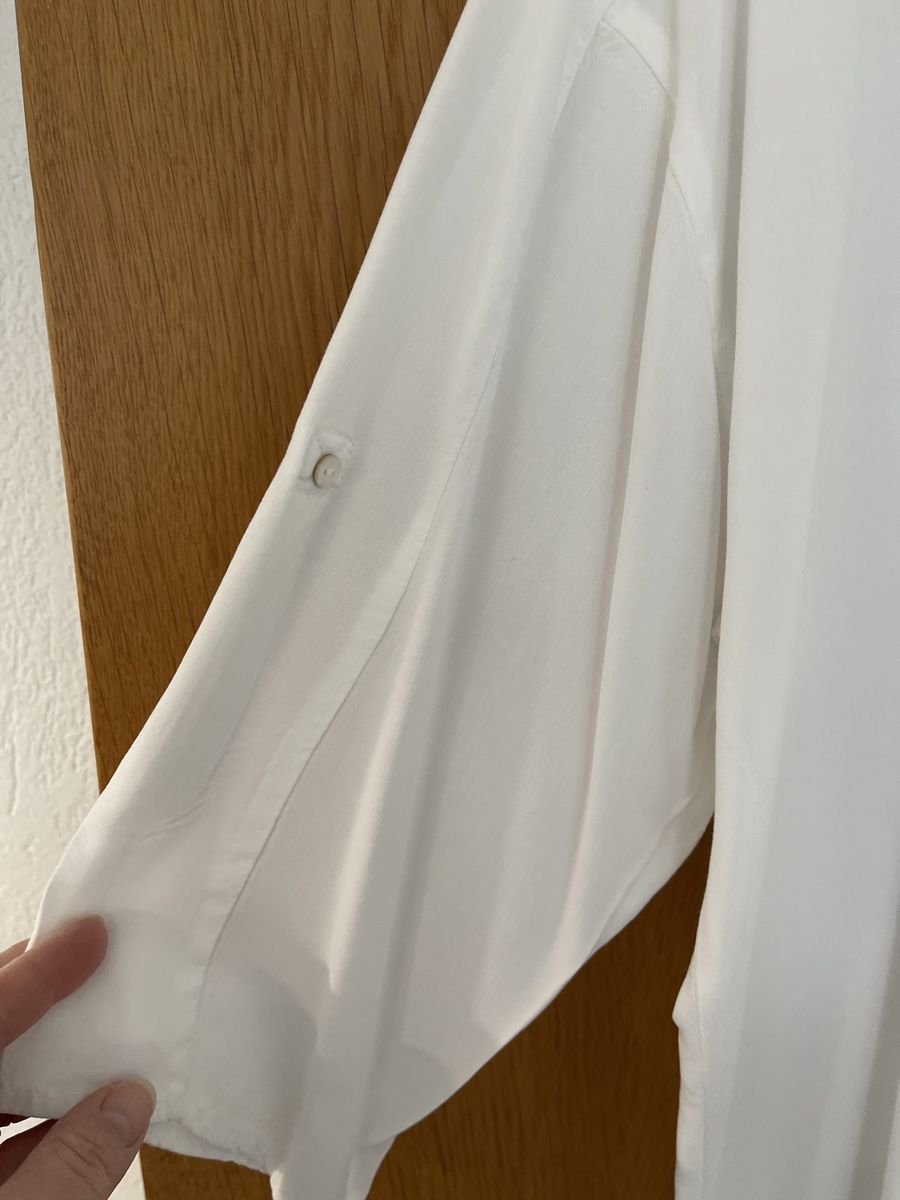 Esprit Camicette: Edc Bluse Gr. L Weiss Sommerlich luftig 3/4 Arm – Usato da Oberrieden venduto da Boccia1981 1