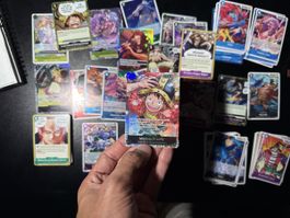 OP17 One Piece Karten aus 8 booster (alle Karten)