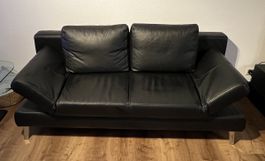 Schwarzes Schlafsofa, Top Zustand, Muss Weg!