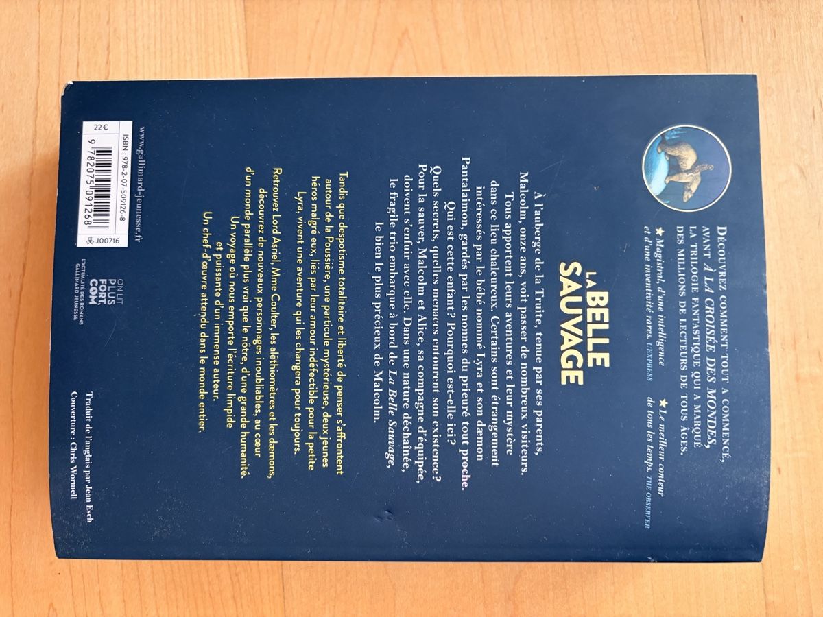 Bücher: Livre La belle sauvage  – Gebraucht aus Lavigny von Lea_9rxv 1