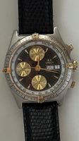 Herren Chronograph Urech Automatik Stahl Gold 41,5 mm 