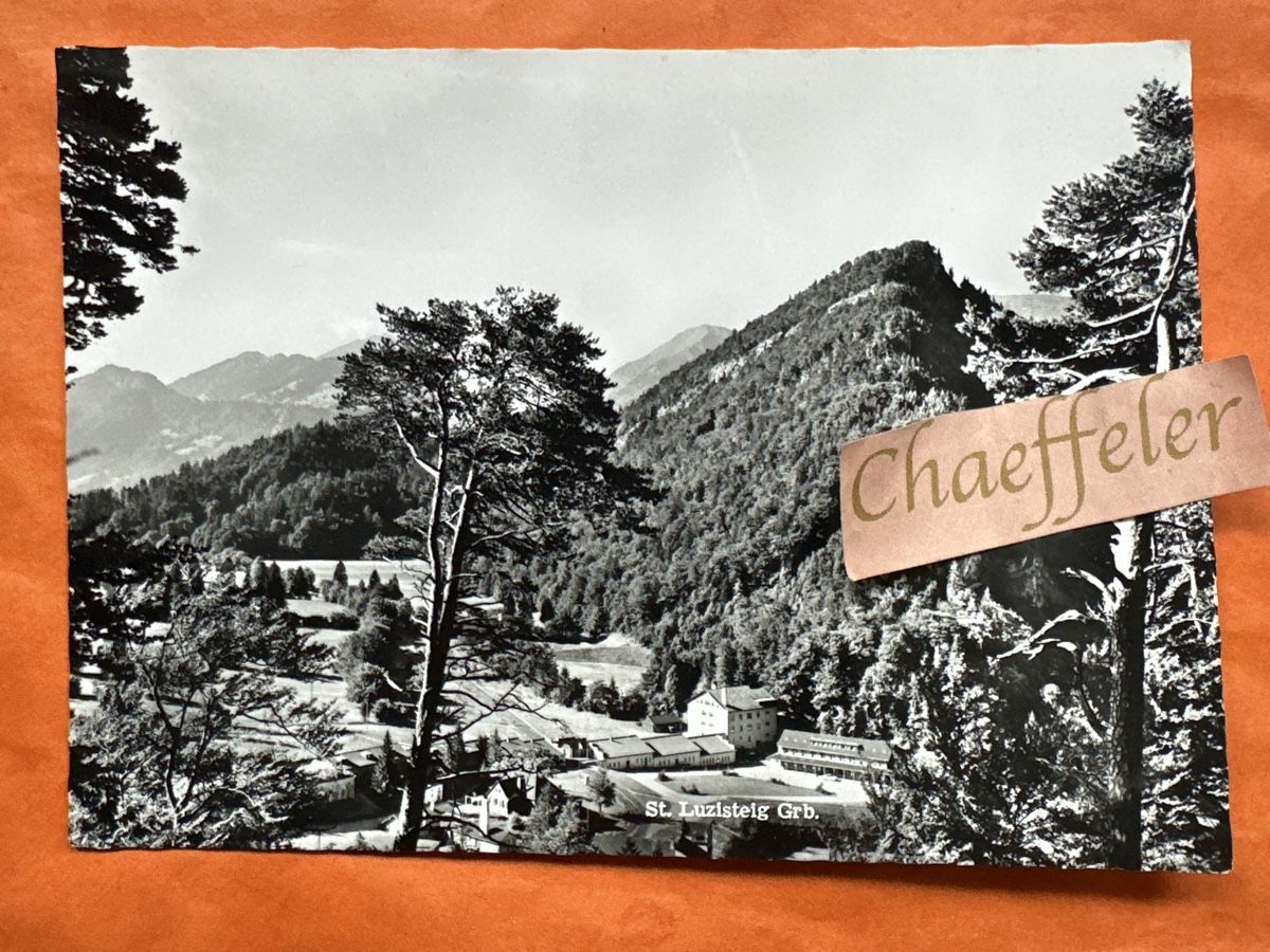 Cartoline postali: St. Luzisteig Geb., Graubünden Top! – Usato da Zürich venduto da Chaeffeler