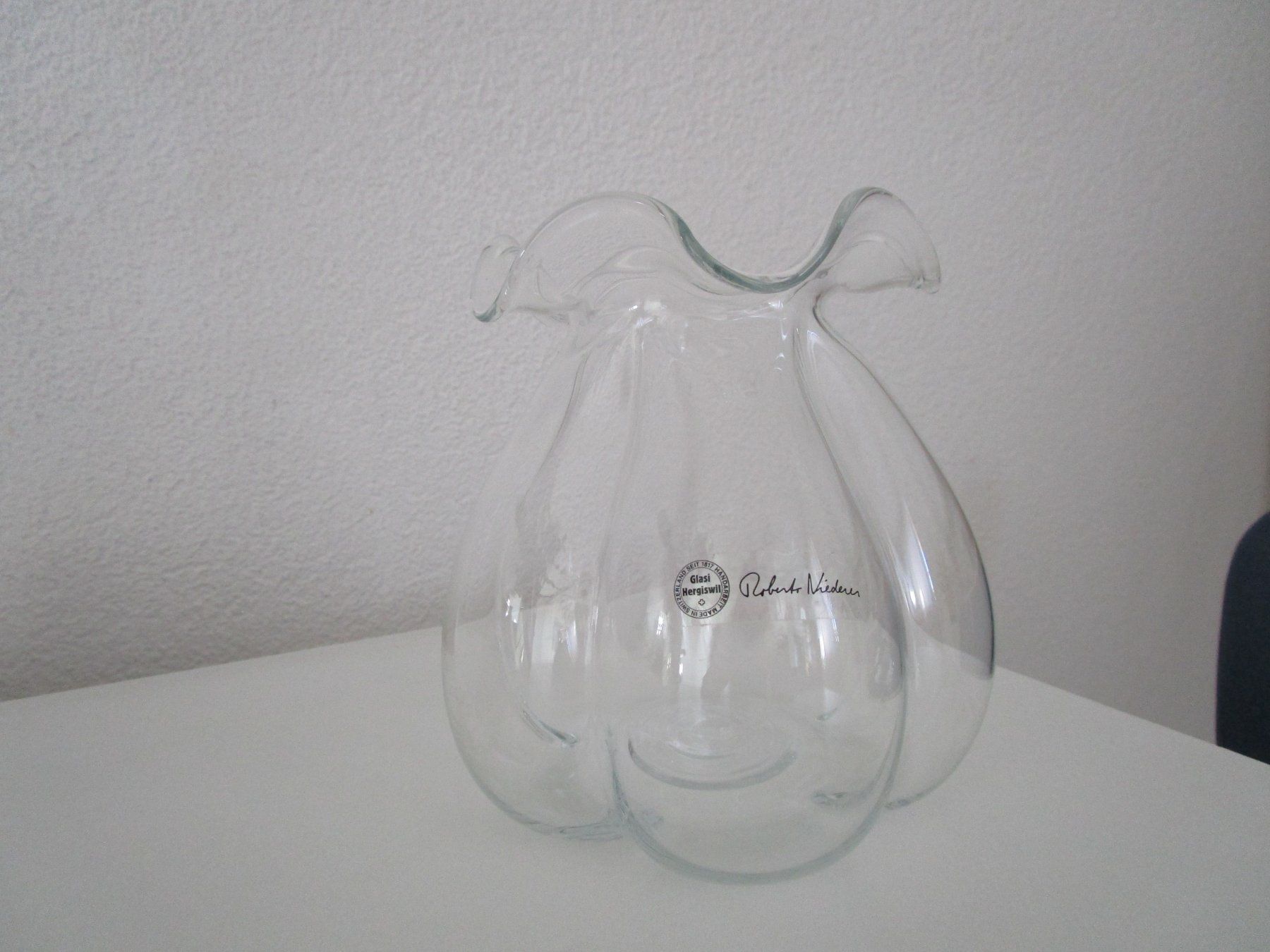 Glasi Hergiswil Vasi & Recipienti: Blumenvase Hergiswil – Usato da Langenthal venduto da majarose