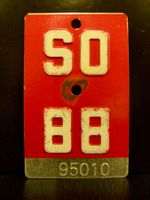 SO 88 VELONUMMER - FAHRRADSCHILD