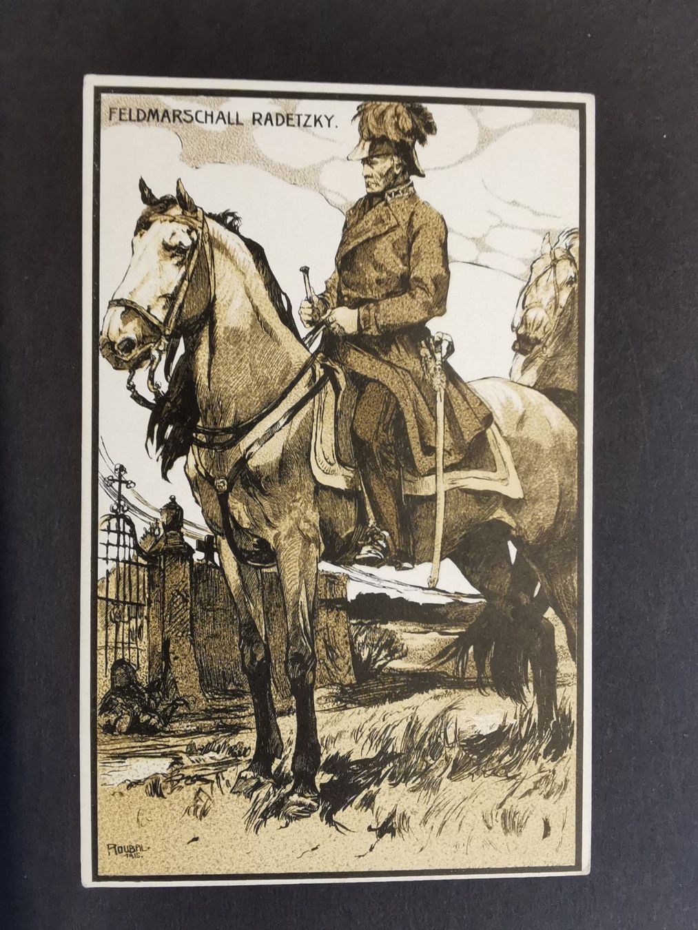 Cartoline postali: Militär  Weltkrieg  Radetzky  Feldmarschall  Ansichtskarte – Usato da Rheineck venduto da kat_7gld