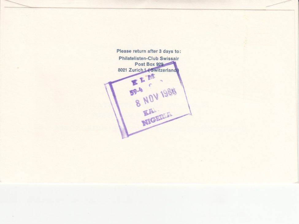 Alle Briefmarken: SLH RF 66.28a Zürich-Kano – Gebraucht aus Bürglen TG von StampGraf 1