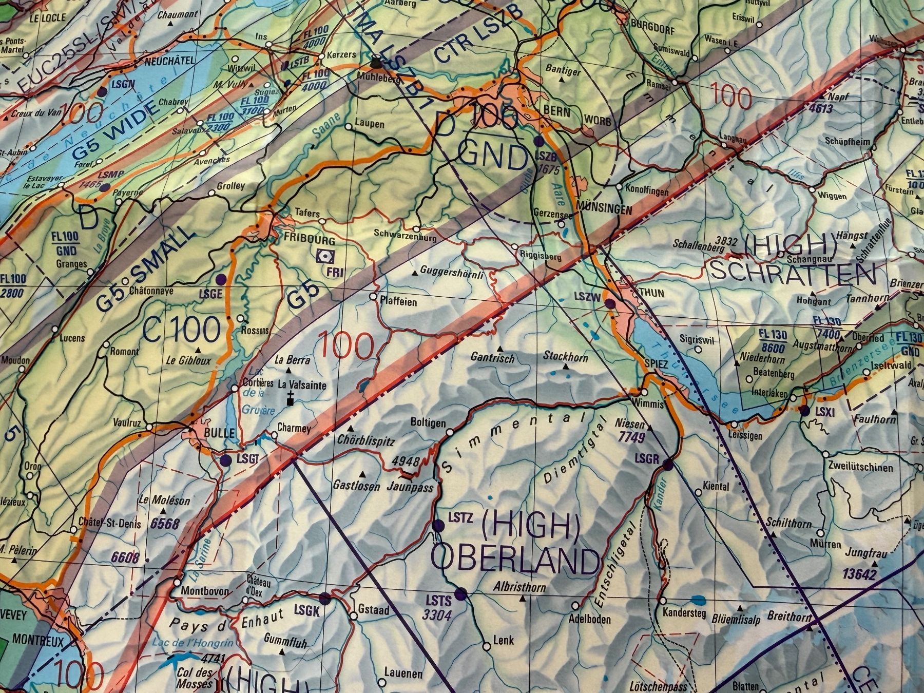 Libri: Swiss MIL Pilots Chart - Schweizer Luftwaffe – Usato da Brütten venduto da Hst1 4