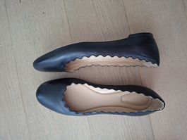 Chloe ballerina black leather size 38.5 new