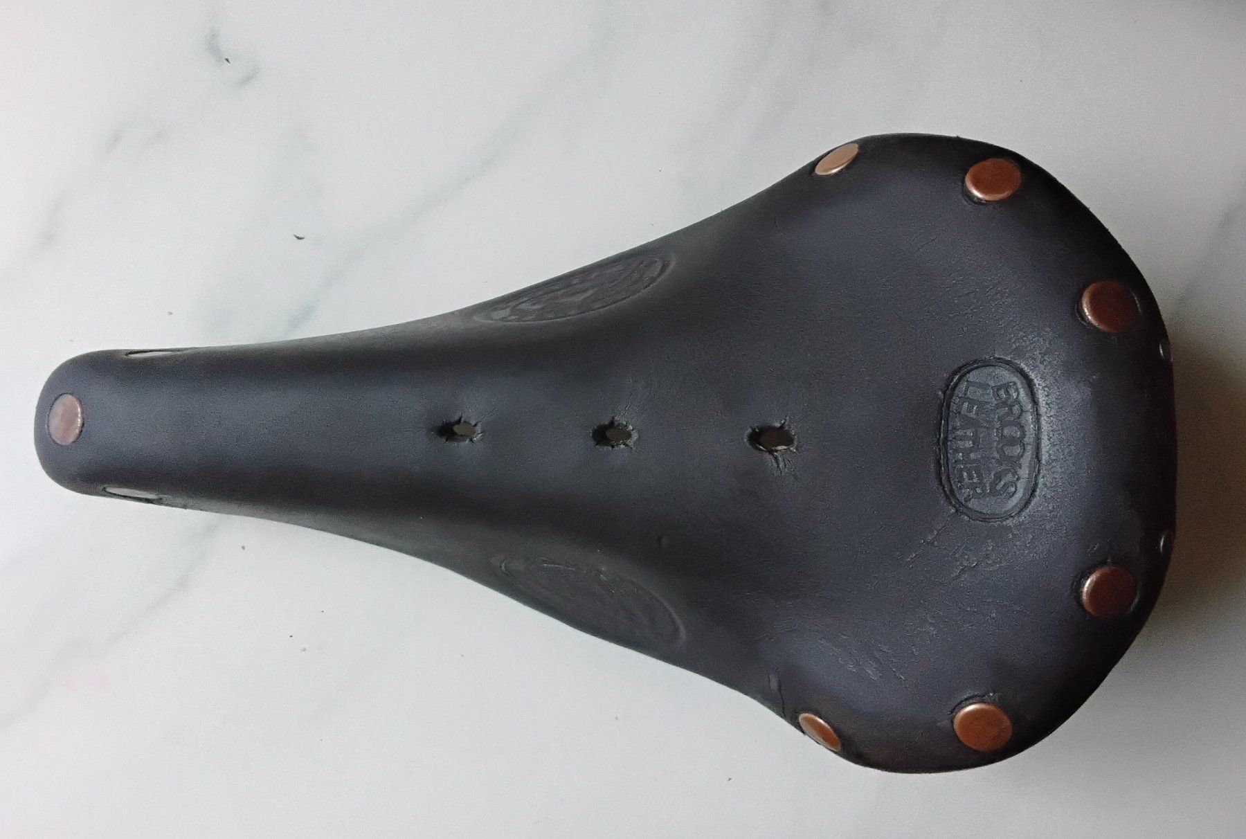 Brooks Ersatzteile: Brooks Conquest All Terain Ledersattel schwarz – Gebraucht aus Lohn-Ammannsegg von analogis