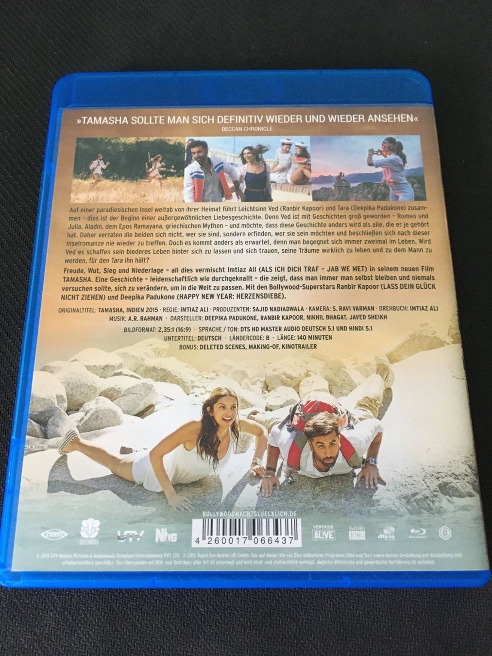Tutti i DVDs: Der Zauber in dir - Tamasha [Blu-ray] – Usato da St.Gallen venduto da MedienJoe 1