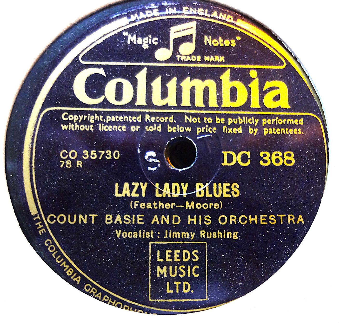 Schallplatten: Count Basie, Sammlung von 18 Jazz Schellackplatten – Gebraucht aus Hemishofen von Phonomandy 3