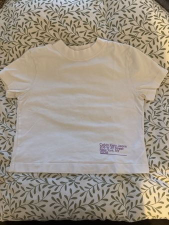 Calvin Klein Jeans T-Shirt, XXS, weiss