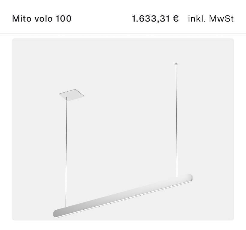 Lampade: Occhio Mito Volo 100 silber – Usato da Schwarzenburg venduto da HalloHallo25 1