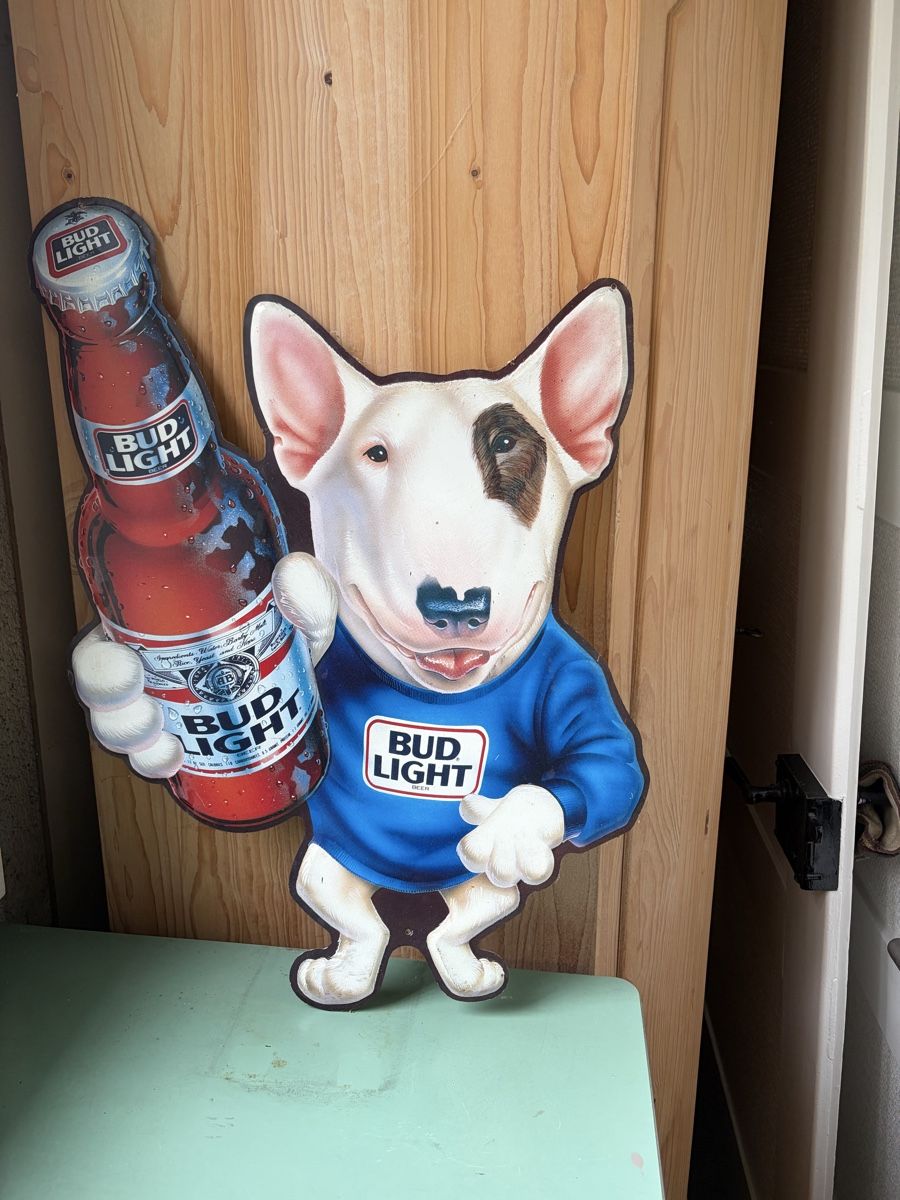Insegne: Grosse Blech Bud Light Tafel 1989 – Usato da Laupen ZH venduto da atmagym